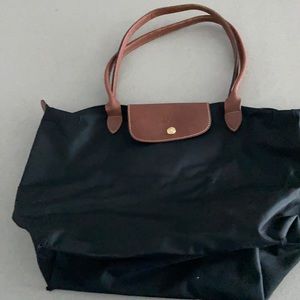 Long champ black bag